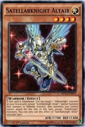 Satellarknight Altair (MP15-EN075) - 2015 Mega-Tins Mega Pack 1st Edition - Premium Yugioh Single from Konami - Just $0.26! Shop now at Game Crave Tournament Store