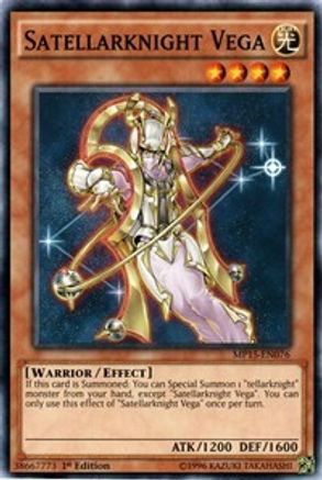 Satellarknight Vega (MP15-EN076) - 2015 Mega-Tins Mega Pack 1st Edition - Premium Yugioh Single from Konami - Just $0.27! Shop now at Game Crave Tournament Store