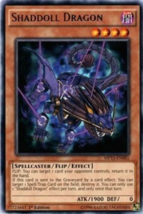 Shaddoll Dragon (MP15-EN081) - 2015 Mega-Tins Mega Pack 1st Edition - Premium Yugioh Single from Konami - Just $0.50! Shop now at Game Crave Tournament Store