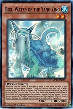 Bixi, Water of the Yang Zing (MP15-EN085) - 2015 Mega-Tins Mega Pack 1st Edition - Premium Yugioh Single from Konami - Just $0.28! Shop now at Game Crave Tournament Store