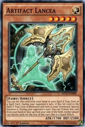 Artifact Lancea (MP15-EN089) - 2015 Mega-Tins Mega Pack 1st Edition - Premium Yugioh Single from Konami - Just $0.59! Shop now at Game Crave Tournament Store