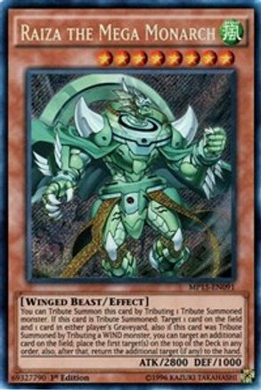 Raiza the Mega Monarch (MP15-EN091) - 2015 Mega-Tins Mega Pack 1st Edition - Premium Yugioh Single from Konami - Just $1.73! Shop now at Game Crave Tournament Store