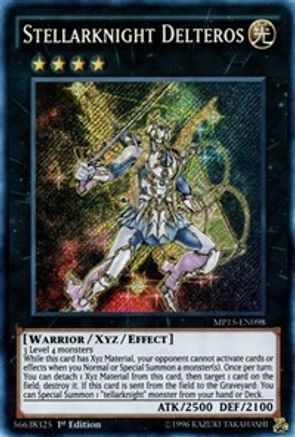 Stellarknight Delteros (MP15-EN098) - 2015 Mega-Tins Mega Pack 1st Edition - Premium Yugioh Single from Konami - Just $0.35! Shop now at Game Crave Tournament Store