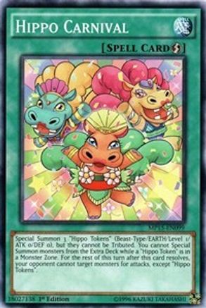 Hippo Carnival (MP15-EN099) - 2015 Mega-Tins Mega Pack 1st Edition - Premium Yugioh Single from Konami - Just $0.25! Shop now at Game Crave Tournament Store