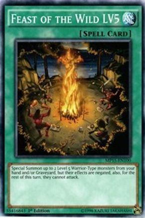 Feast of the Wild LV5 (MP15-EN100) - 2015 Mega-Tins Mega Pack 1st Edition - Premium Yugioh Single from Konami - Just $0.25! Shop now at Game Crave Tournament Store
