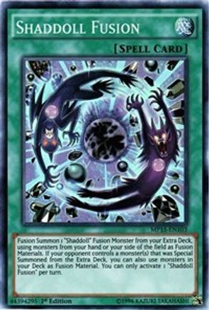 Shaddoll Fusion (MP15-EN103) - 2015 Mega-Tins Mega Pack 1st Edition - Premium Yugioh Single from Konami - Just $0.37! Shop now at Game Crave Tournament Store