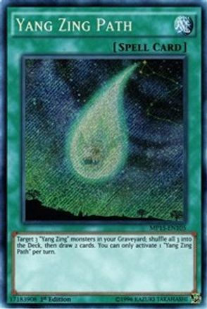 Yang Zing Path (MP15-EN105) - 2015 Mega-Tins Mega Pack 1st Edition - Premium Yugioh Single from Konami - Just $0.22! Shop now at Game Crave Tournament Store