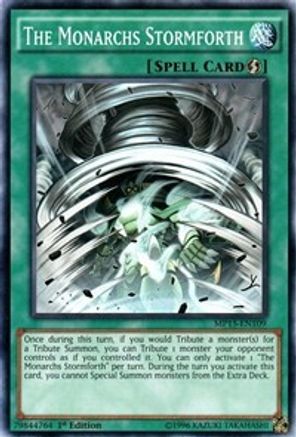 The Monarchs Stormforth (MP15-EN109) - 2015 Mega-Tins Mega Pack 1st Edition - Premium Yugioh Single from Konami - Just $0.25! Shop now at Game Crave Tournament Store