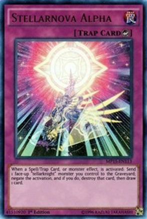 Stellarnova Alpha (MP15-EN113) - 2015 Mega-Tins Mega Pack 1st Edition - Premium Yugioh Single from Konami - Just $0.99! Shop now at Game Crave Tournament Store