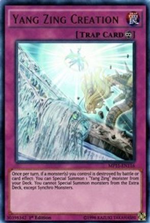 Yang Zing Creation (MP15-EN116) - 2015 Mega-Tins Mega Pack 1st Edition - Premium Yugioh Single from Konami - Just $0.50! Shop now at Game Crave Tournament Store