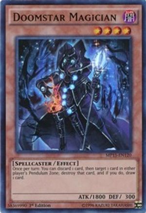 Doomstar Magician (MP15-EN120) - 2015 Mega-Tins Mega Pack 1st Edition - Premium Yugioh Single from Konami - Just $0.25! Shop now at Game Crave Tournament Store