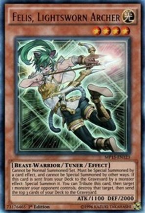 Felis, Lightsworn Archer (MP15-EN123) - 2015 Mega-Tins Mega Pack 1st Edition - Premium Yugioh Single from Konami - Just $0.87! Shop now at Game Crave Tournament Store