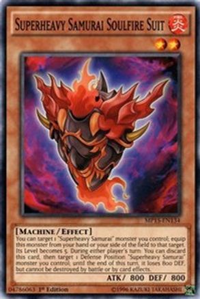Superheavy Samurai Soulfire Suit (MP15-EN134) - 2015 Mega-Tins Mega Pack 1st Edition - Premium Yugioh Single from Konami - Just $0.25! Shop now at Game Crave Tournament Store