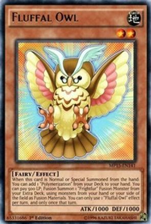 Fluffal Owl (MP15-EN141) - 2015 Mega-Tins Mega Pack 1st Edition - Premium Yugioh Single from Konami - Just $0.28! Shop now at Game Crave Tournament Store