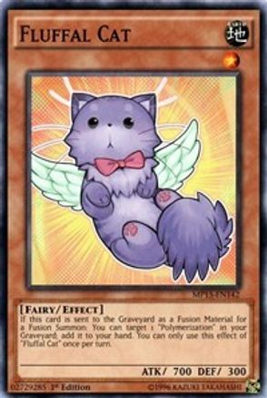 Fluffal Cat (MP15-EN142) - 2015 Mega-Tins Mega Pack 1st Edition - Premium Yugioh Single from Konami - Just $0.27! Shop now at Game Crave Tournament Store