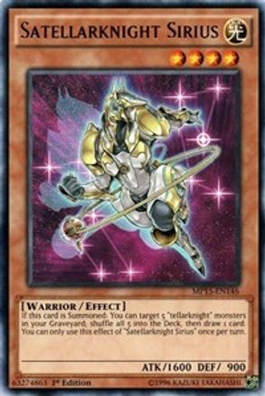 Satellarknight Sirius (MP15-EN146) - 2015 Mega-Tins Mega Pack 1st Edition - Premium Yugioh Single from Konami - Just $0.25! Shop now at Game Crave Tournament Store