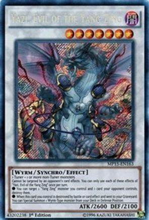 Yazi, Evil of the Yang Zing (MP15-EN163) - 2015 Mega-Tins Mega Pack 1st Edition - Premium Yugioh Single from Konami - Just $1.02! Shop now at Game Crave Tournament Store