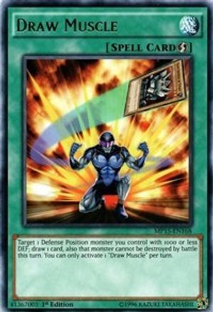 Draw Muscle (MP15-EN168) - 2015 Mega-Tins Mega Pack 1st Edition - Premium Yugioh Single from Konami - Just $0.26! Shop now at Game Crave Tournament Store
