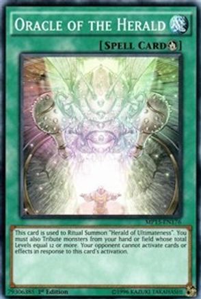 Oracle of the Herald (MP15-EN176) - 2015 Mega-Tins Mega Pack 1st Edition - Premium Yugioh Single from Konami - Just $0.25! Shop now at Game Crave Tournament Store