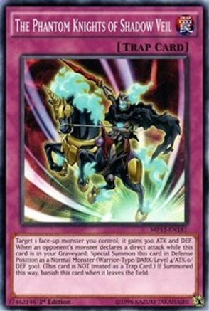 The Phantom Knights of Shadow Veil (MP15-EN181) - 2015 Mega-Tins Mega Pack 1st Edition - Premium Yugioh Single from Konami - Just $0.25! Shop now at Game Crave Tournament Store