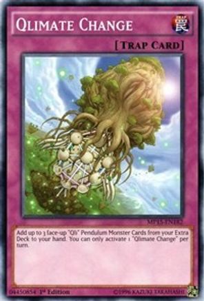Qlimate Change (MP15-EN182) - 2015 Mega-Tins Mega Pack 1st Edition - Premium Yugioh Single from Konami - Just $0.25! Shop now at Game Crave Tournament Store