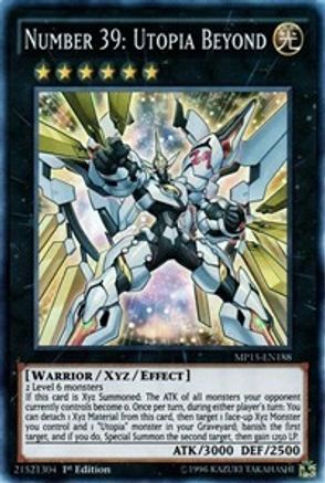 Number 39: Utopia Beyond (MP15-EN188) - 2015 Mega-Tins Mega Pack 1st Edition - Premium Yugioh Single from Konami - Just $0.33! Shop now at Game Crave Tournament Store