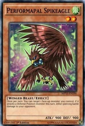 Performapal Spikeagle (MP15-EN194) - 2015 Mega-Tins Mega Pack 1st Edition - Premium Yugioh Single from Konami - Just $0.25! Shop now at Game Crave Tournament Store