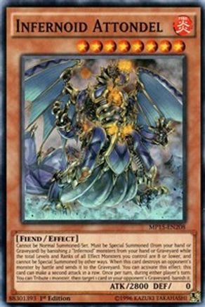 Infernoid Attondel (MP15-EN208) - 2015 Mega-Tins Mega Pack 1st Edition - Premium Yugioh Single from Konami - Just $0.25! Shop now at Game Crave Tournament Store