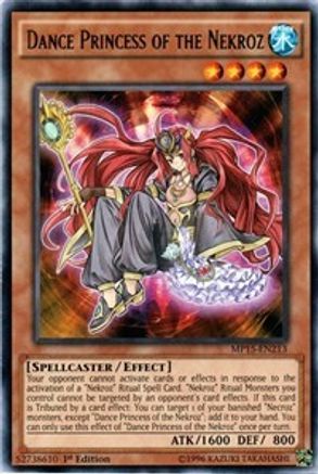 Dance Princess of the Nekroz (MP15-EN213) - 2015 Mega-Tins Mega Pack 1st Edition - Premium Yugioh Single from Konami - Just $0.45! Shop now at Game Crave Tournament Store