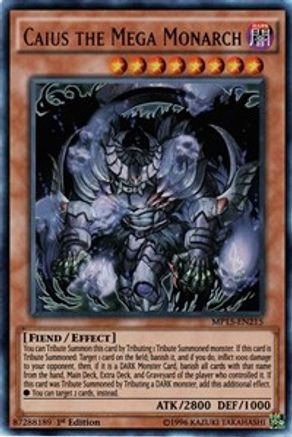 Caius the Mega Monarch (MP15-EN215) - 2015 Mega-Tins Mega Pack 1st Edition - Premium Yugioh Single from Konami - Just $2.33! Shop now at Game Crave Tournament Store