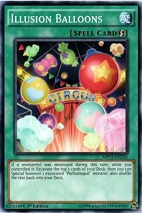 Illusion Balloons (MP15-EN226) - 2015 Mega-Tins Mega Pack 1st Edition - Premium Yugioh Single from Konami - Just $0.25! Shop now at Game Crave Tournament Store