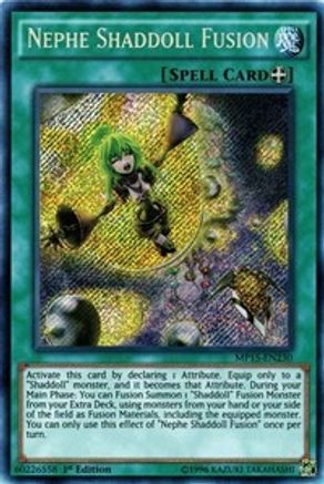 Nephe Shaddoll Fusion (MP15-EN230) - 2015 Mega-Tins Mega Pack 1st Edition - Premium Yugioh Single from Konami - Just $0.30! Shop now at Game Crave Tournament Store