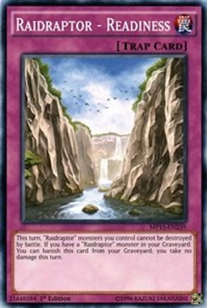 Raidraptor - Readiness (MP15-EN239) - 2015 Mega-Tins Mega Pack 1st Edition - Premium Yugioh Single from Konami - Just $0.25! Shop now at Game Crave Tournament Store