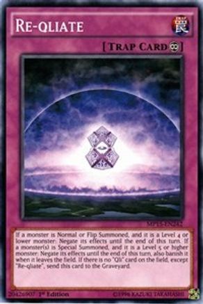Re-qliate (MP15-EN242) - 2015 Mega-Tins Mega Pack 1st Edition - Premium Yugioh Single from Konami - Just $0.25! Shop now at Game Crave Tournament Store