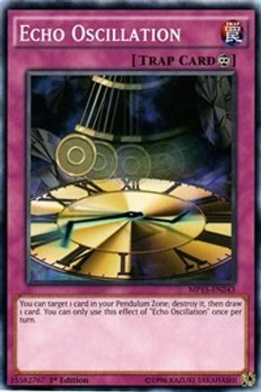 Echo Oscillation (MP15-EN243) - 2015 Mega-Tins Mega Pack 1st Edition - Premium Yugioh Single from Konami - Just $0.25! Shop now at Game Crave Tournament Store