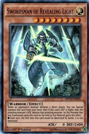 Swordsman of Revealing Light (MP15-EN245) - 2015 Mega-Tins Mega Pack 1st Edition - Premium Yugioh Single from Konami - Just $0.85! Shop now at Game Crave Tournament Store