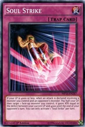 Soul Strike (MP15-EN247) - 2015 Mega-Tins Mega Pack 1st Edition - Premium Yugioh Single from Konami - Just $0.23! Shop now at Game Crave Tournament Store
