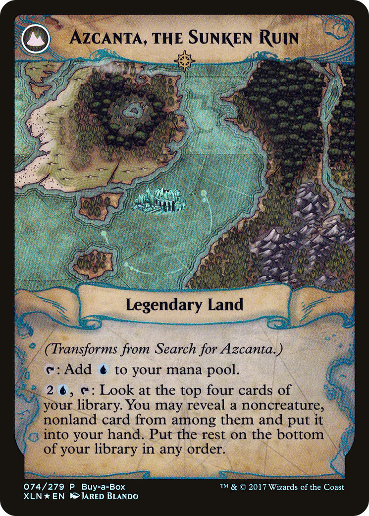 Search for Azcanta // Azcanta, the Sunken Ruin (PXTC-074) - XLN Treasure Chest: (compasslanddfc) Foil - Premium MTG Single from Wizards of the Coast - Just $2.06! Shop now at Game Crave Tournament Store