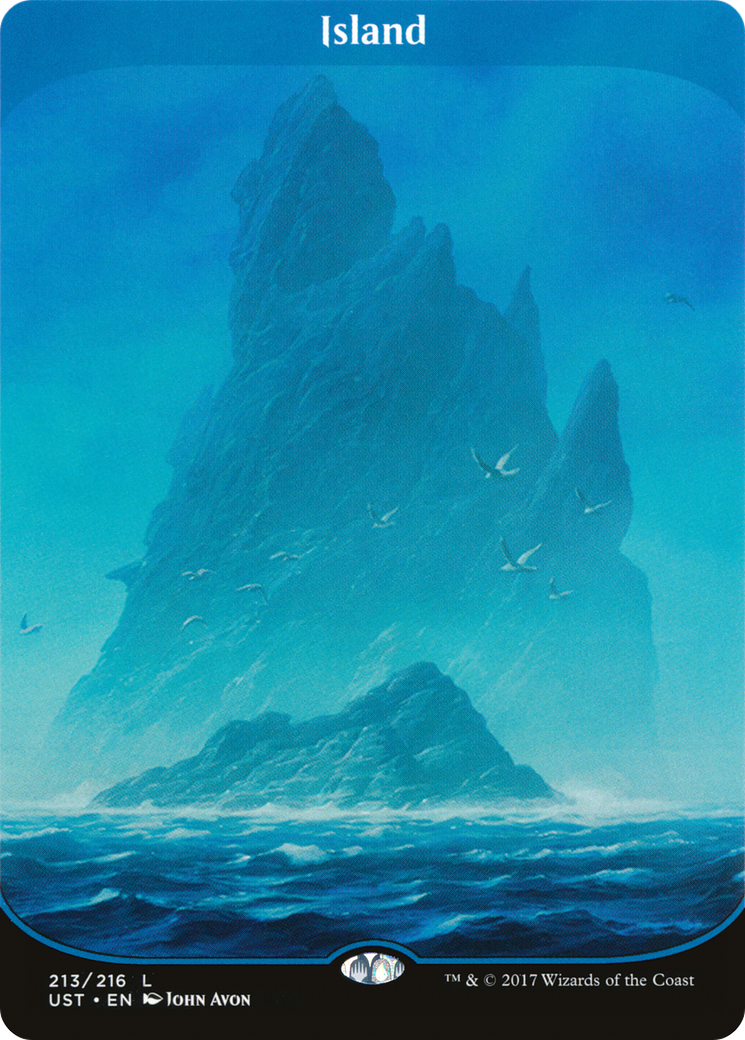 Island (UST-213) - Unstable (Borderless) - Premium MTG Single from Wizards of the Coast - Just $0.82! Shop now at Game Crave Tournament Store