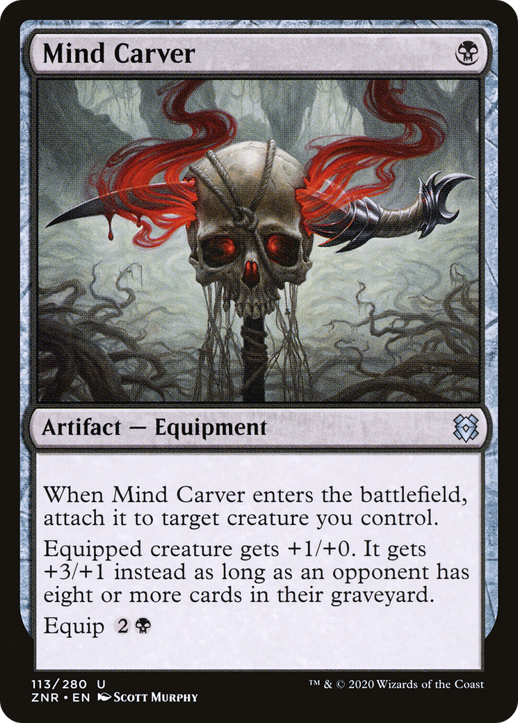 Mind Carver (ZNR-113) - Zendikar Rising - Premium MTG Single from Wizards of the Coast - Just $0.08! Shop now at Game Crave Tournament Store