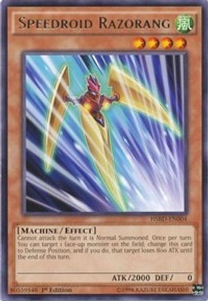 Speedroid Razorang (HSRD-EN004) - High-Speed Riders 1st Edition - Premium Yugioh Single from Konami - Just $0.28! Shop now at Game Crave Tournament Store