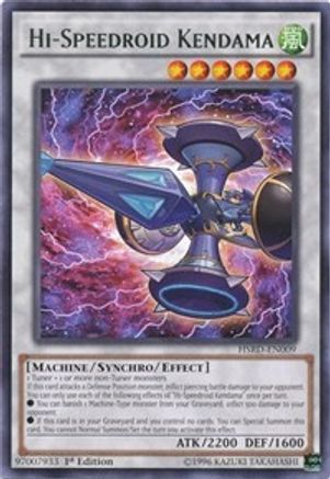 Hi-Speedroid Kendama (HSRD-EN009) - High-Speed Riders 1st Edition - Premium Yugioh Single from Konami - Just $0.34! Shop now at Game Crave Tournament Store