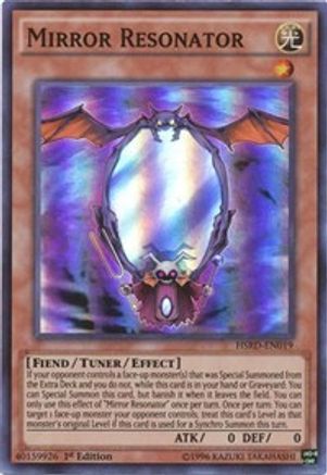 Mirror Resonator (HSRD-EN019) - High-Speed Riders 1st Edition - Premium Yugioh Single from Konami - Just $1.04! Shop now at Game Crave Tournament Store