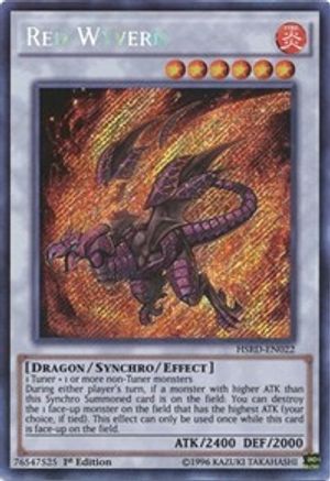 Red Wyvern (HSRD-EN022) - High-Speed Riders 1st Edition - Premium Yugioh Single from Konami - Just $0.63! Shop now at Game Crave Tournament Store