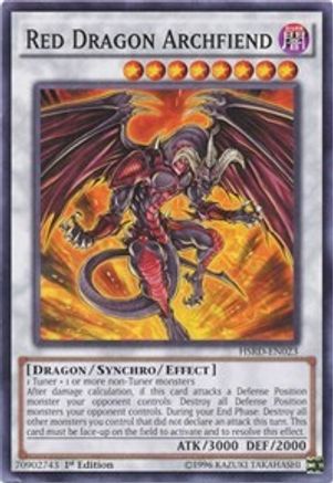 Red Dragon Archfiend (HSRD-EN023) - High-Speed Riders 1st Edition - Premium Yugioh Single from Konami - Just $0.62! Shop now at Game Crave Tournament Store