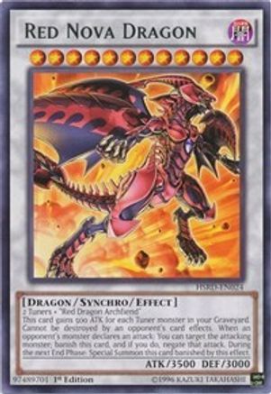 Red Nova Dragon (HSRD-EN024) - High-Speed Riders 1st Edition - Premium Yugioh Single from Konami - Just $0.25! Shop now at Game Crave Tournament Store