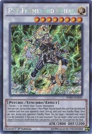 PSY-Framelord Omega (HSRD-EN035) - High-Speed Riders 1st Edition - Premium Yugioh Single from Konami - Just $1.13! Shop now at Game Crave Tournament Store
