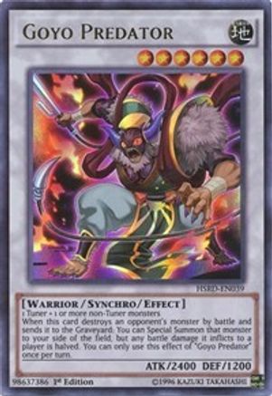 Goyo Predator (HSRD-EN039) - High-Speed Riders 1st Edition - Premium Yugioh Single from Konami - Just $0.40! Shop now at Game Crave Tournament Store