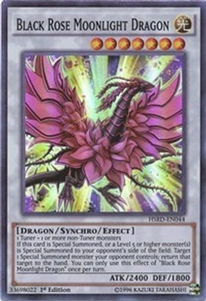 Black Rose Moonlight Dragon (HSRD-EN044) - High-Speed Riders 1st Edition - Premium Yugioh Single from Konami - Just $0.84! Shop now at Game Crave Tournament Store