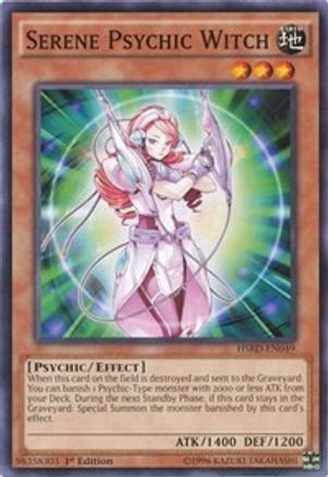 Serene Psychic Witch (HSRD-EN049) - High-Speed Riders 1st Edition - Premium Yugioh Single from Konami - Just $0.08! Shop now at Game Crave Tournament Store